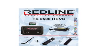 REDLİNE TS 2500 UYDU ALICISI, TS 2500 HEVC HD