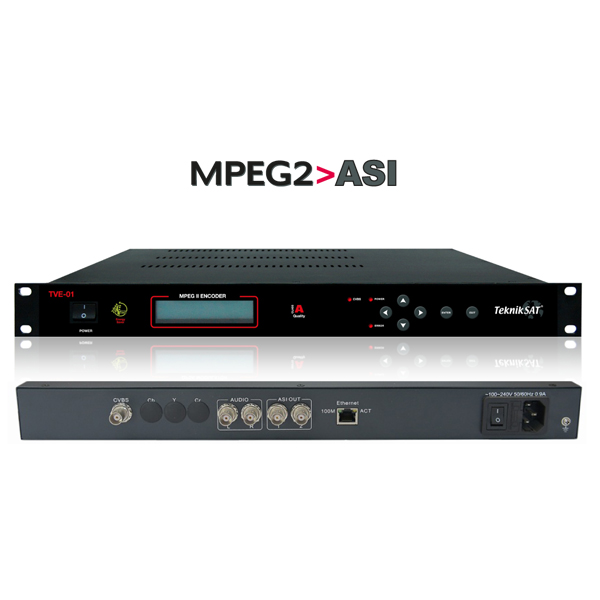 CHANNEL ENCODER TVE-01, TVE-01 MPEG 2 - 1 